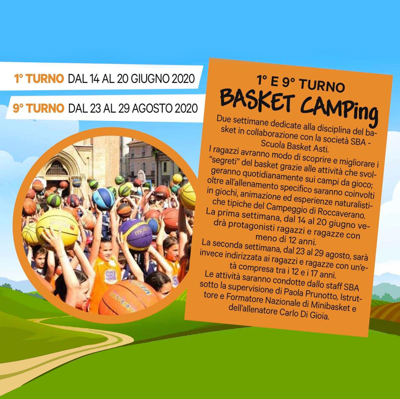 Camp Roccaverano Minibasket