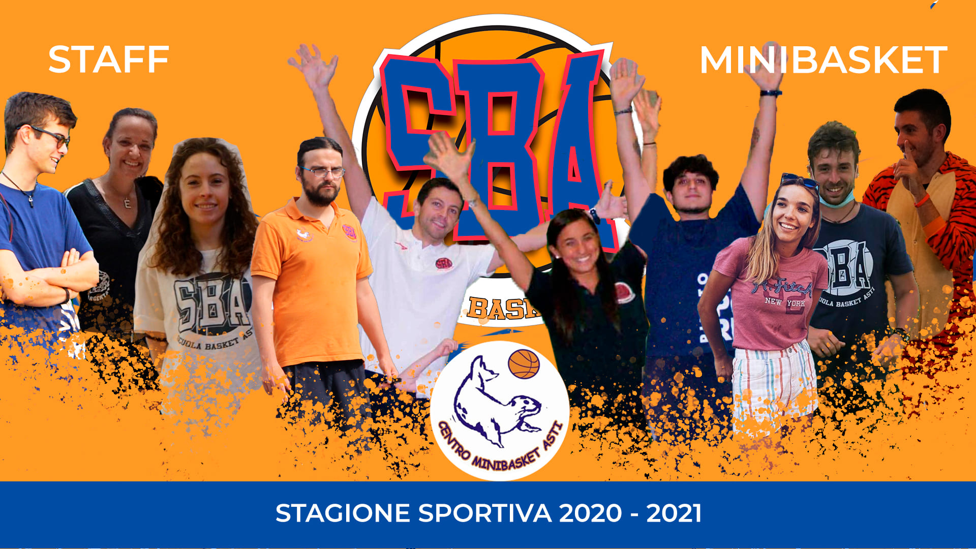 Super Staff ! Gli istruttori Minibasket SBA 2020-2021