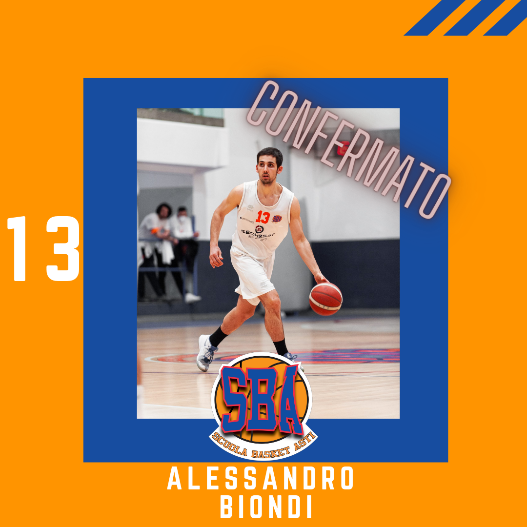 13 – Alessandro Biondi – CONFERMATO