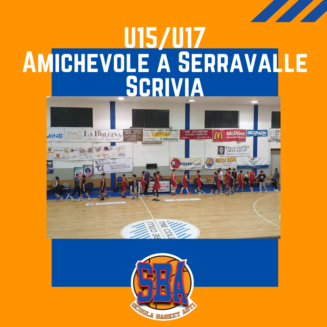 U15/U17: Amichevole a Serravalle Scrivia