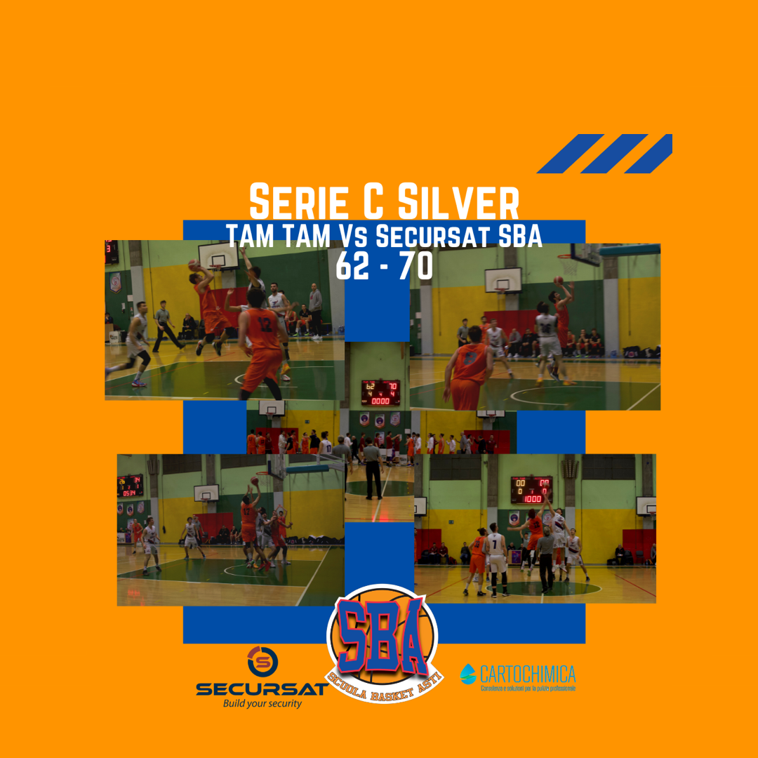 SERIE C SILVER – Al PalaBallin di Torino, la Secursat SBA vince in volata (70-62) con il Tam Tam Torino.