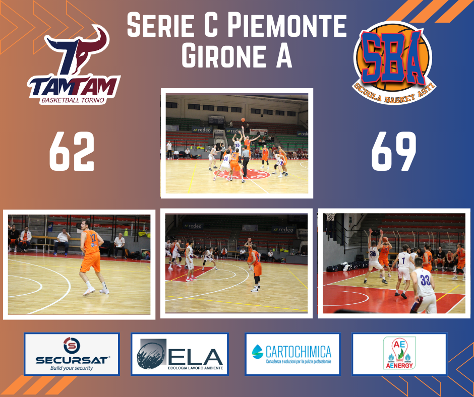 Serie C PIEMONTE: Primo sorriso stagionale per la Secursat Scuola Basket Asti!