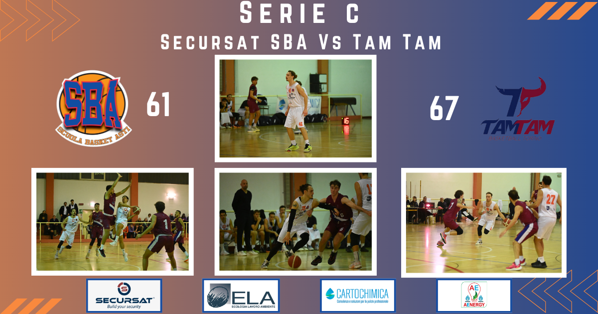 Serie C PIEMONTE: sconfitta all’overtime per la Secursat Scuola Basket Asti