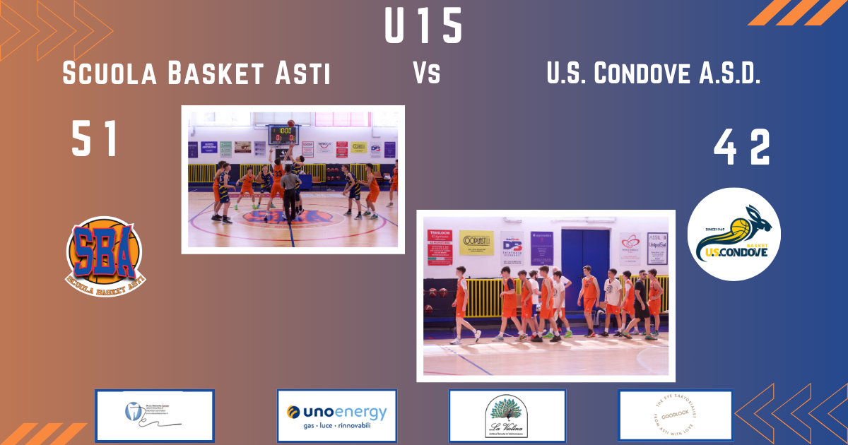 U15 SBA BUONA LA PRIMA ANCHE NEL GIRONE TOP!
